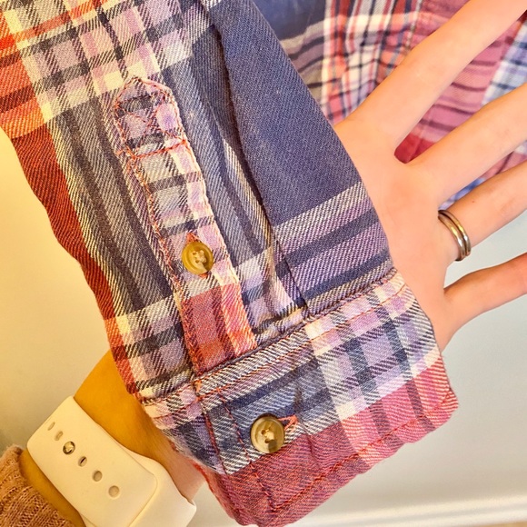 American Eagle Boyfriend Fit Flannel - Picture 6 of 7
